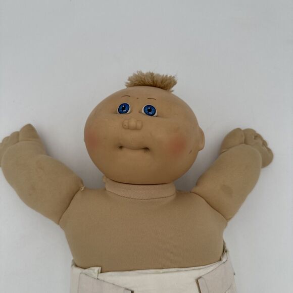 1985 Preemies Cabbage Patch Kid Doll Blue Eyes Blue Signature Factory CPK - Picture 3 of 16